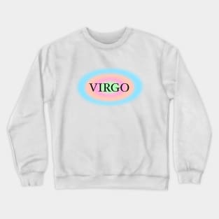 Glowing Aura Virgo Zodiac Sign Crewneck Sweatshirt